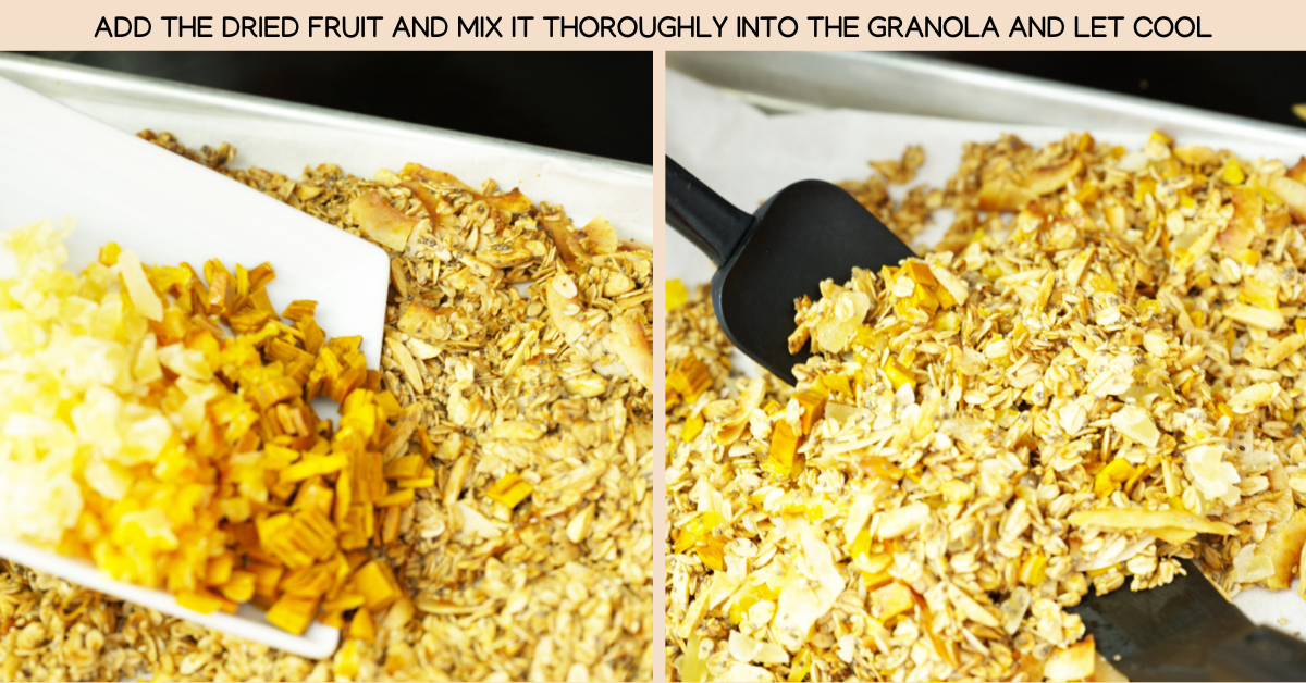 dried fruit granola