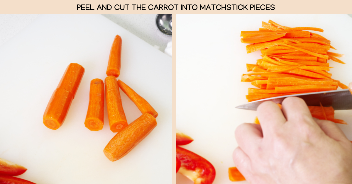 carrots japchae