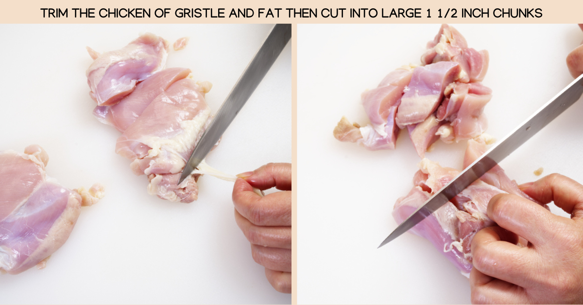 removing fat Oyakodon
