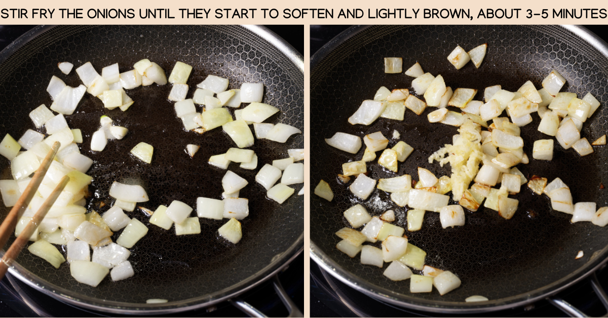 stir fry onions soy
