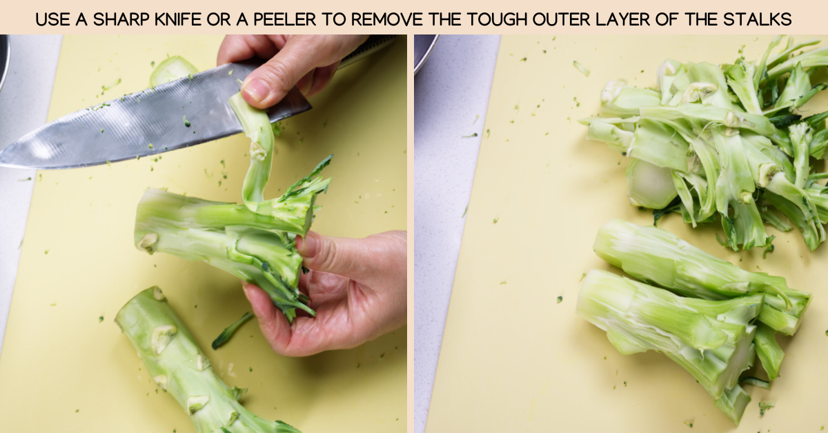 peel broccoli salad