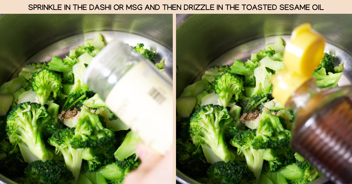 msg and sesame oil