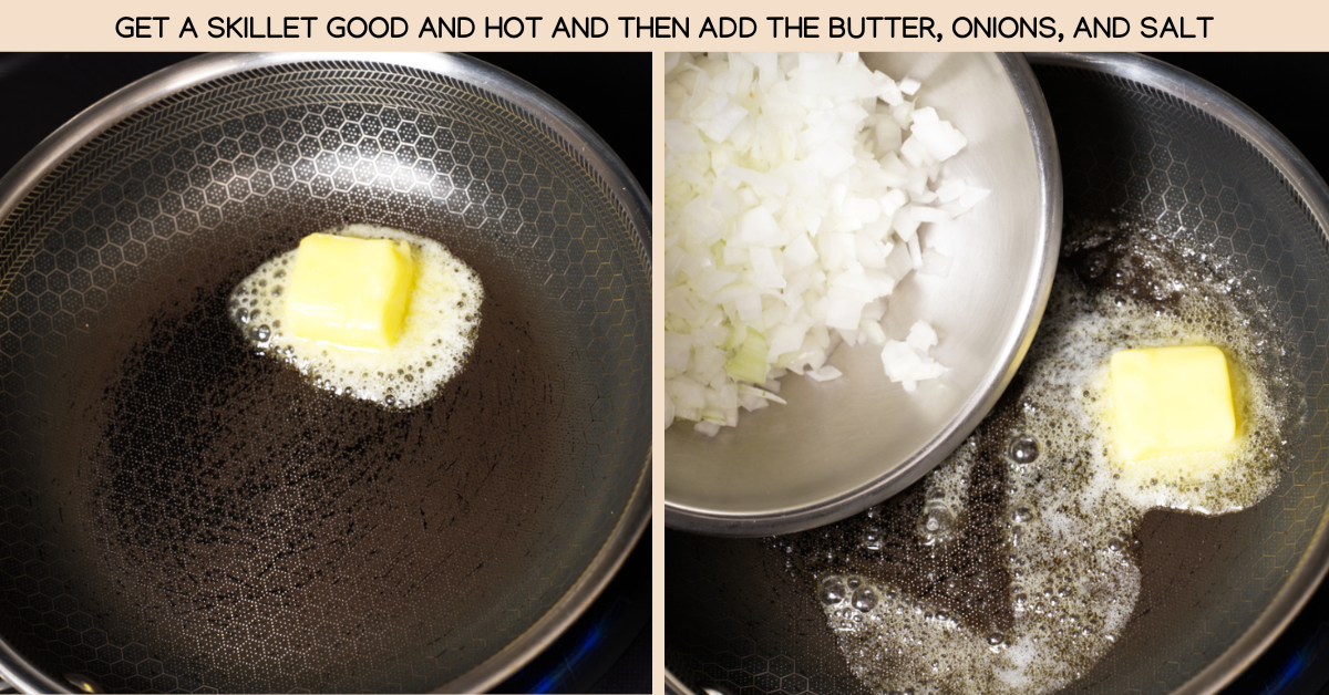 butter onions for corn cheese