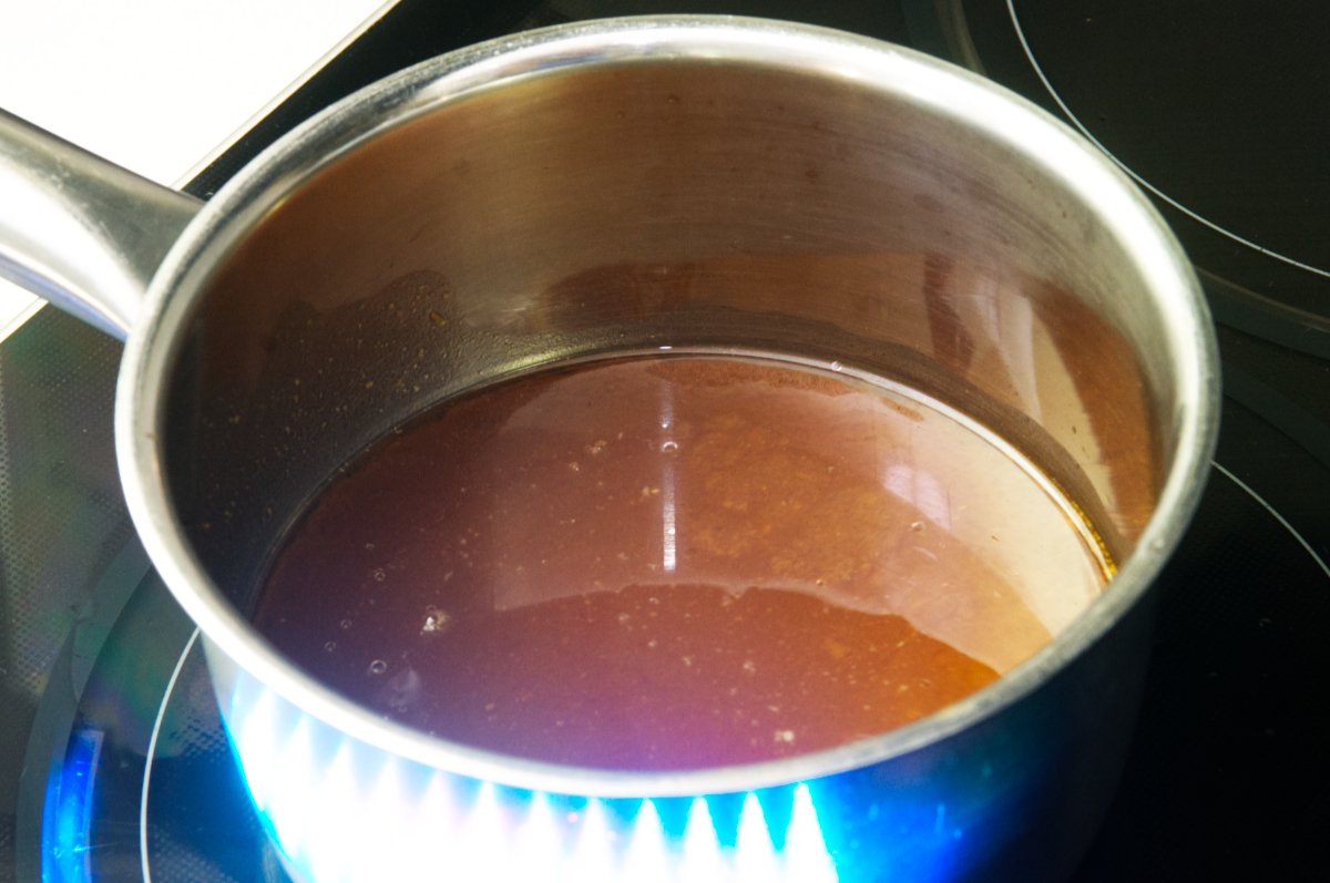 dissolving sugar in char siu marinade