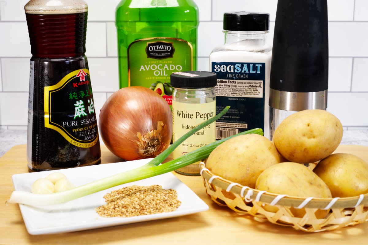 the ingredients for the potatoes