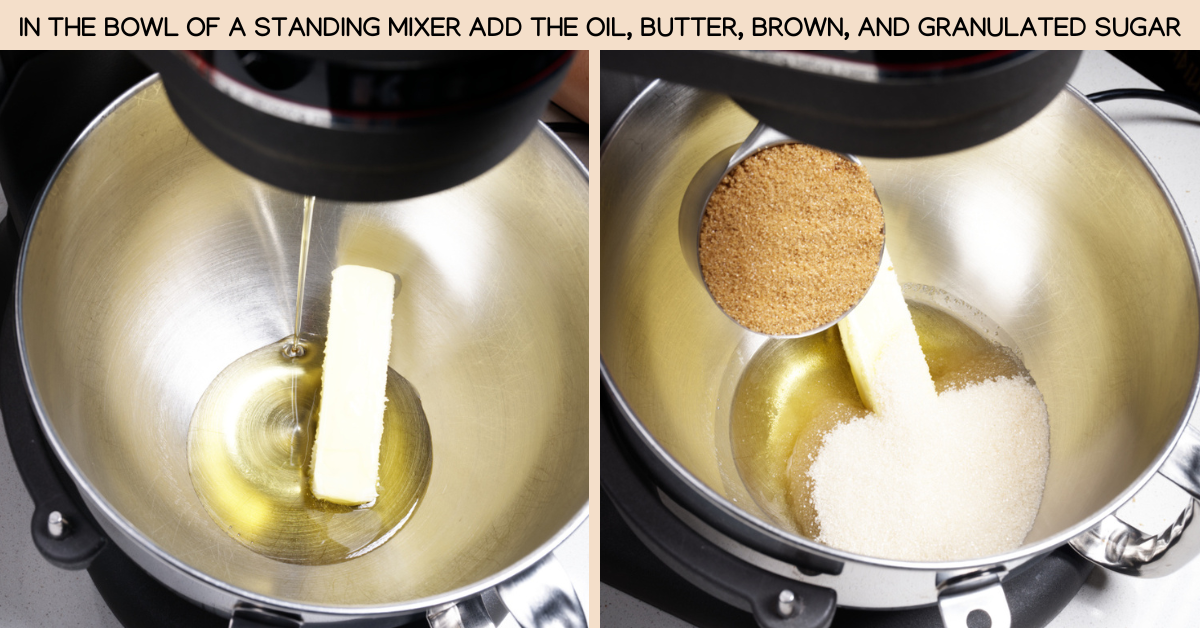 photo adding wet ingredients to bowl