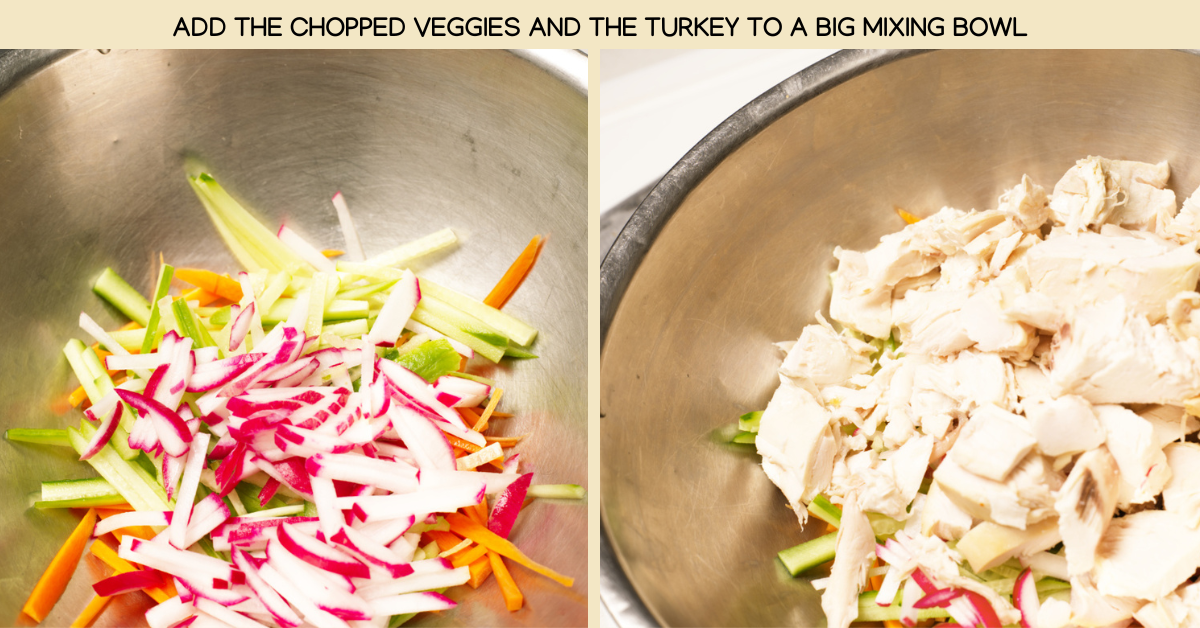 photo of salad ingredients in a bowl