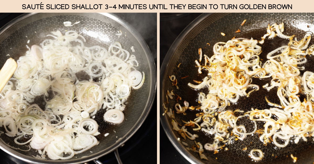 cooking shallots