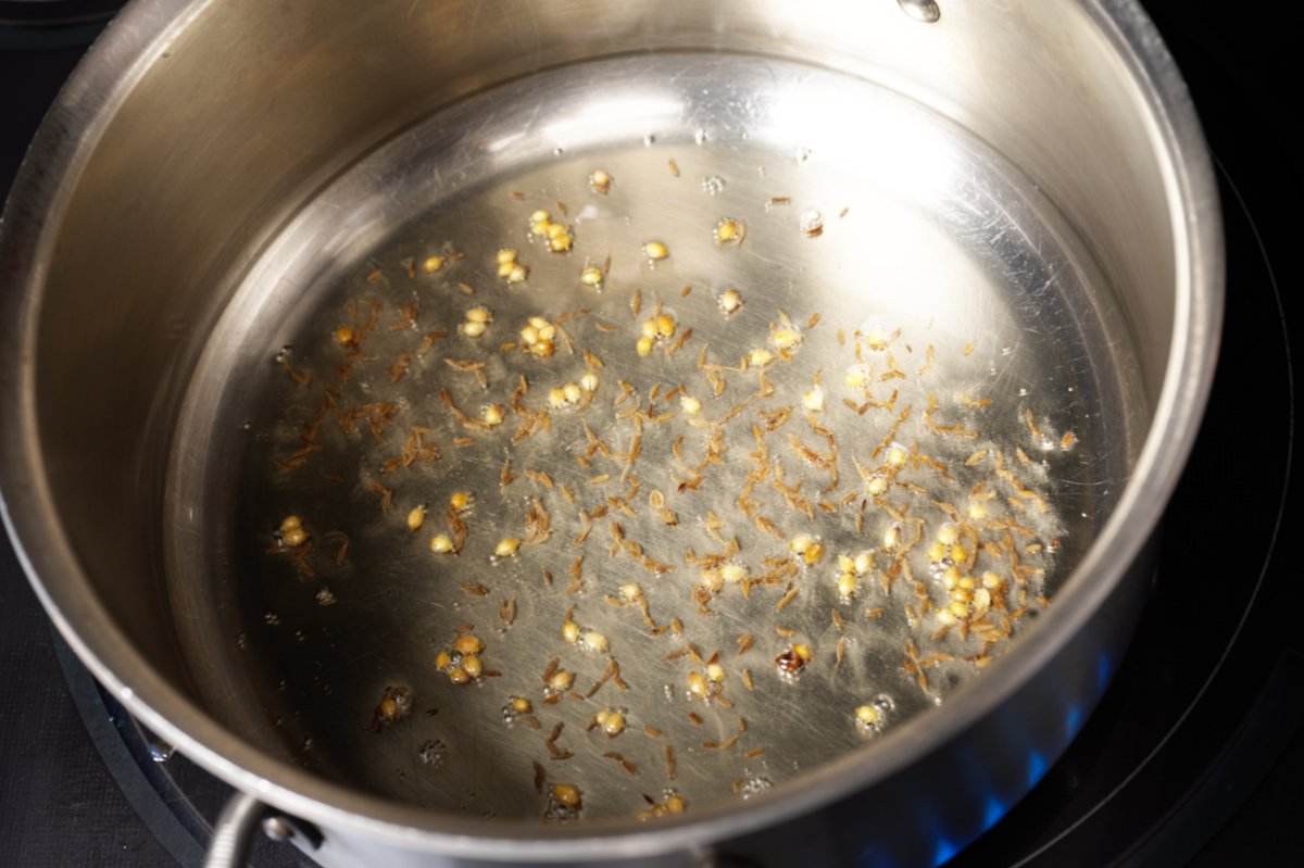 blooming seeds for onion jam