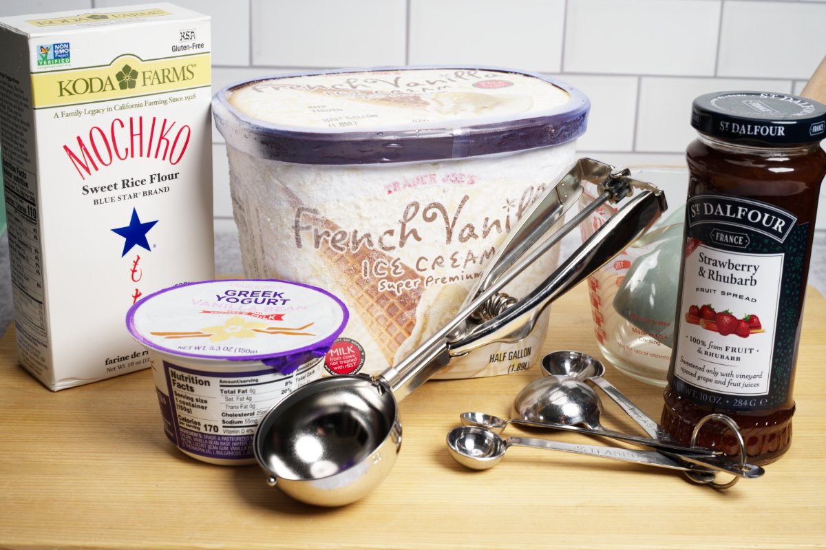 ingredients for quick mochi