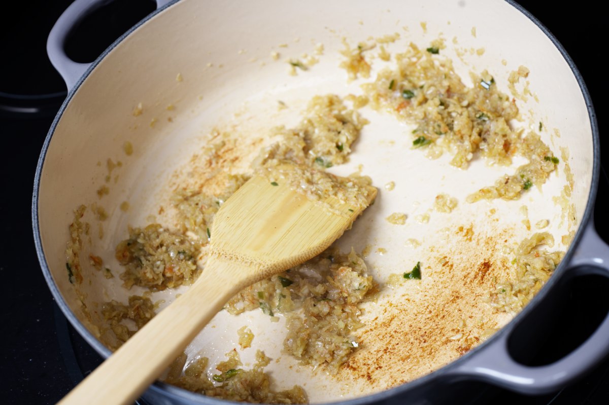 still cooking paste