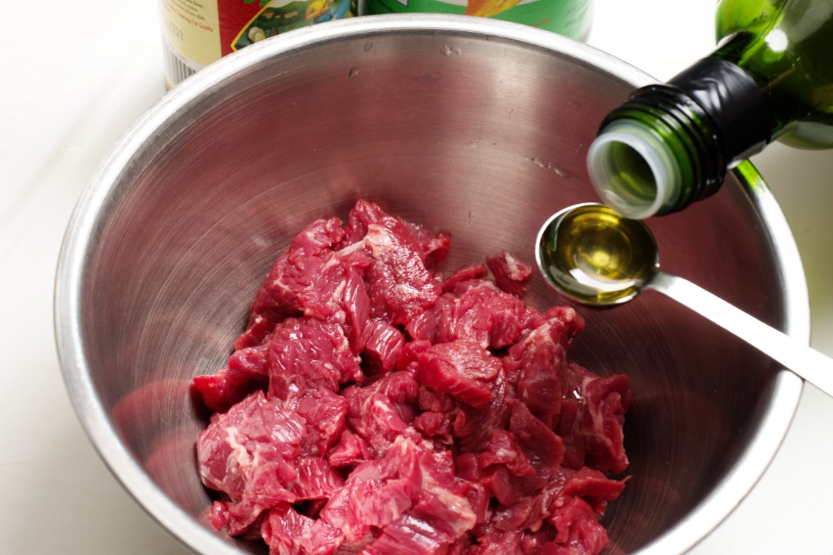 oil in marinade
