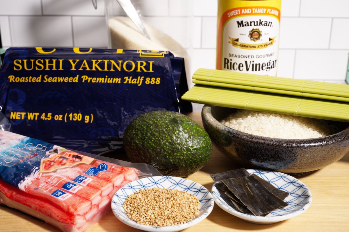 ingredient pic for california rolls