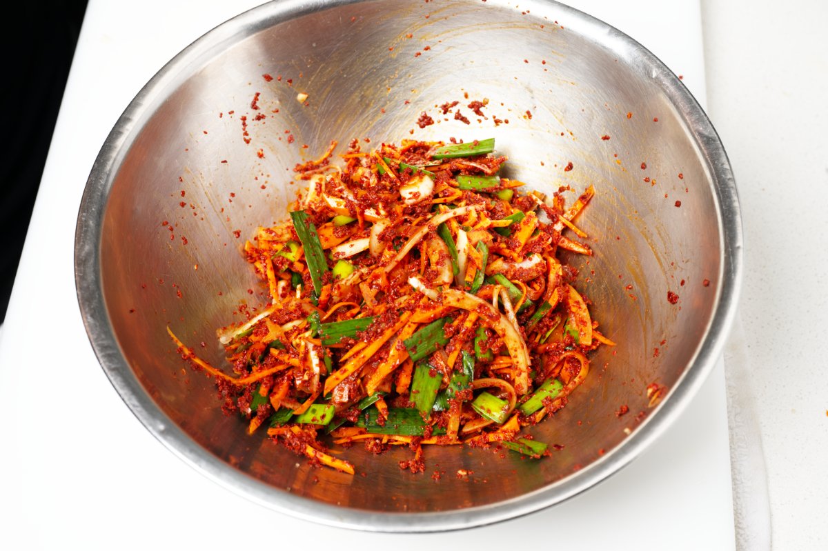 mixed stuffed cucumber kimchi 