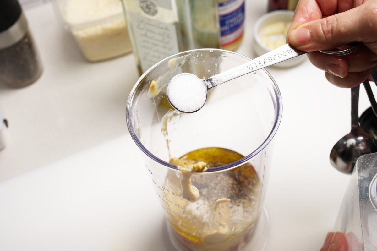 adding salt