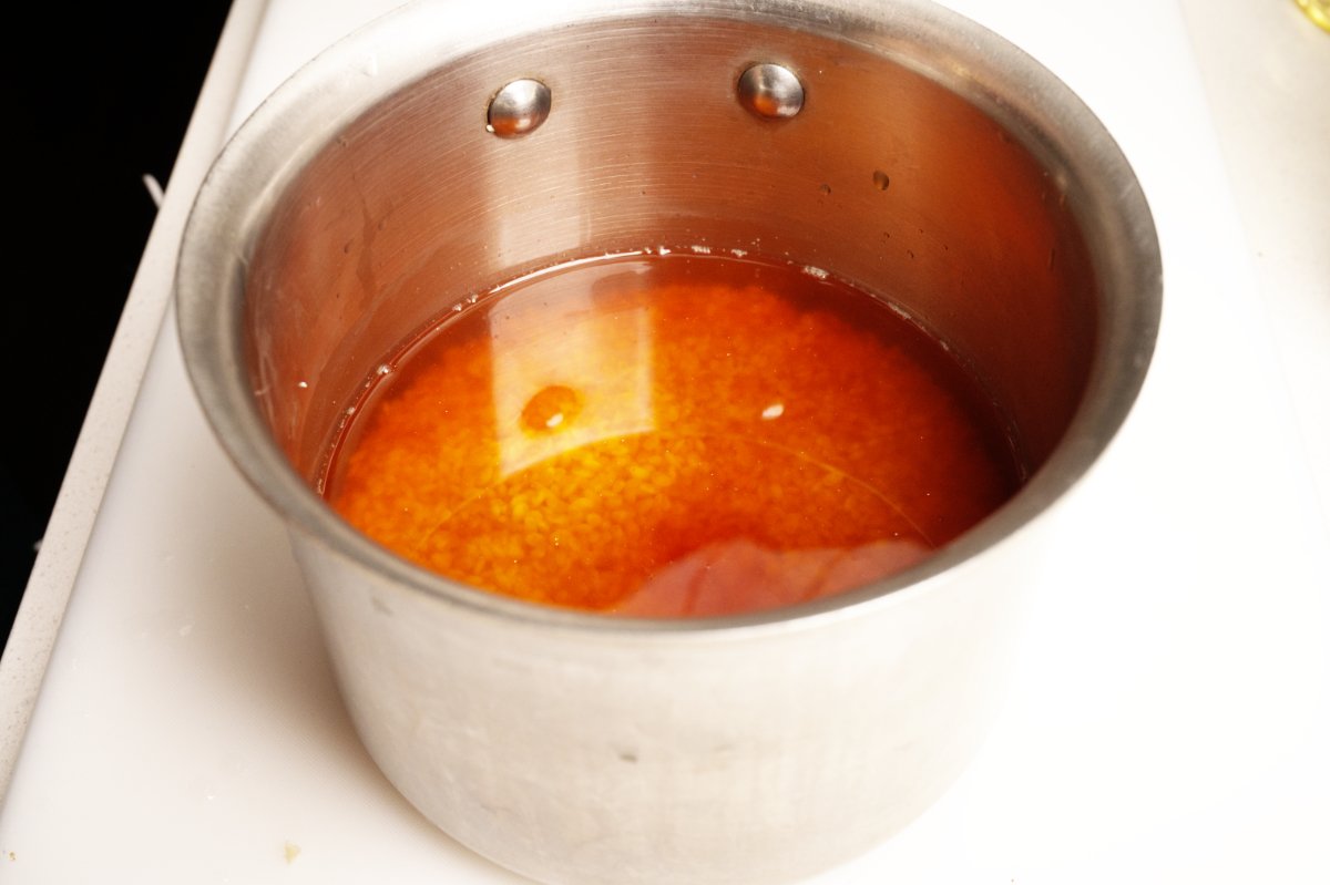 stir rice to combine