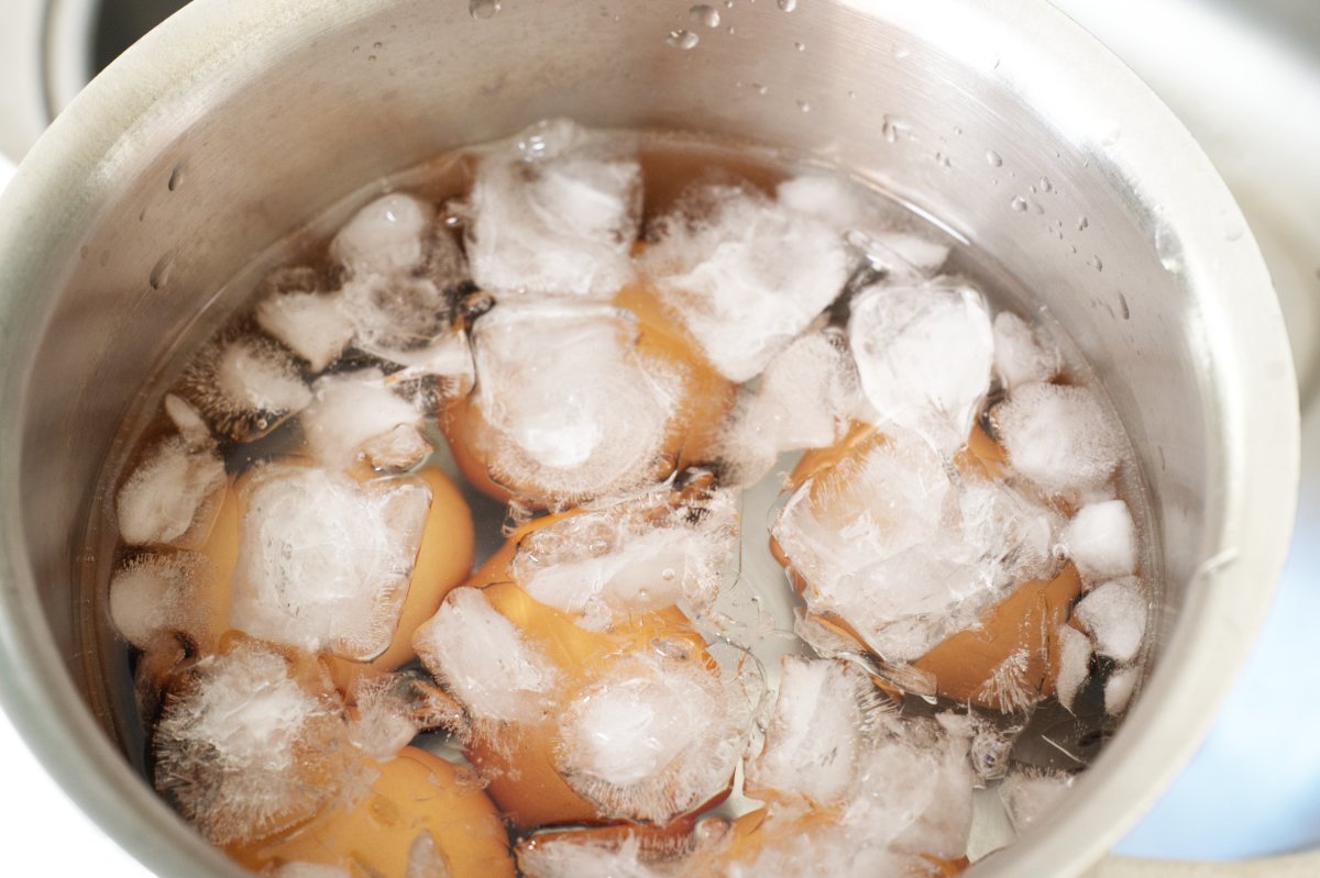 water bath for eggs