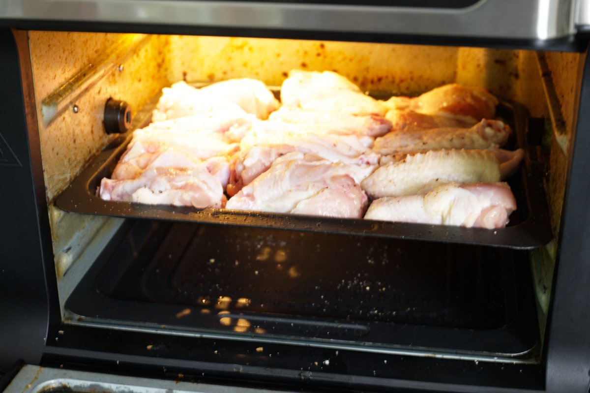cooking the wings