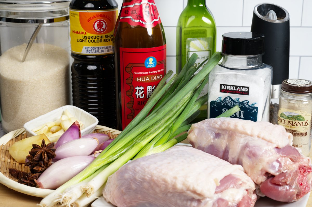 ingredient pic for taiwanese turkey rice