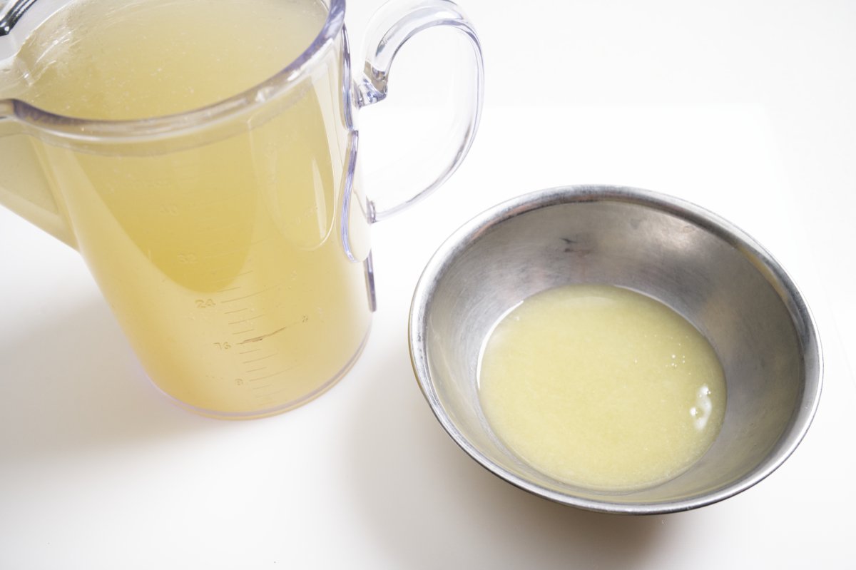 saving the fat from the separator