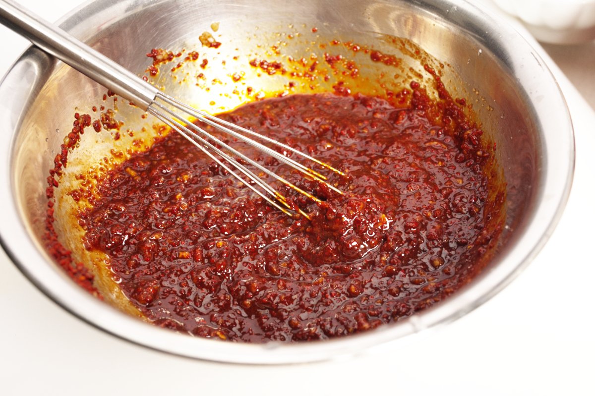 smooth marinade for spicy Korean braised chicken
