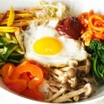 recipe card vegetarian bibimbap