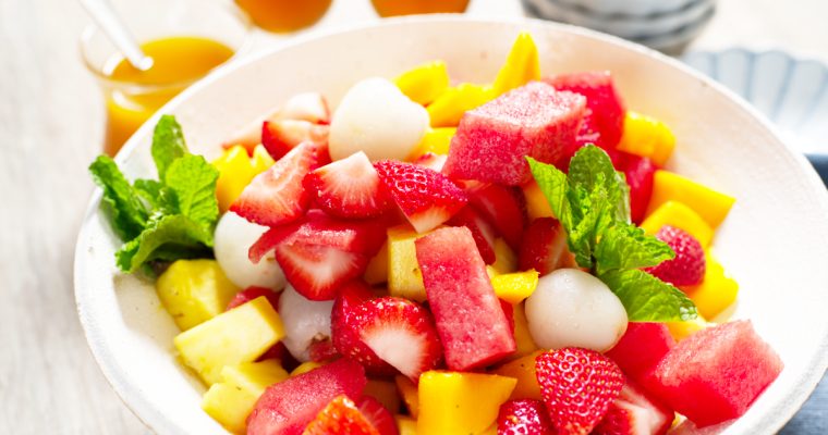 Tropical Passionfruit Salad