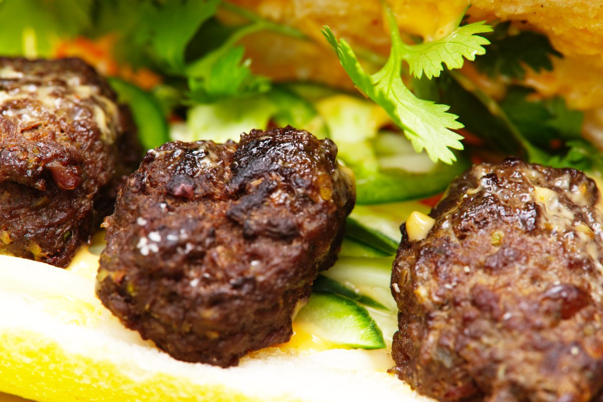 Meatball Banh Mi