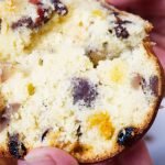 recipe card photo of pannetone pound cake