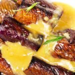recipe card photo closeup eggplant