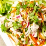 photo of turkey salad for recipe card