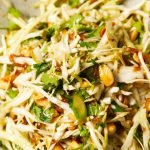 recipe card crunchy cabbage slaw