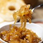 recipe card photo of onion jam