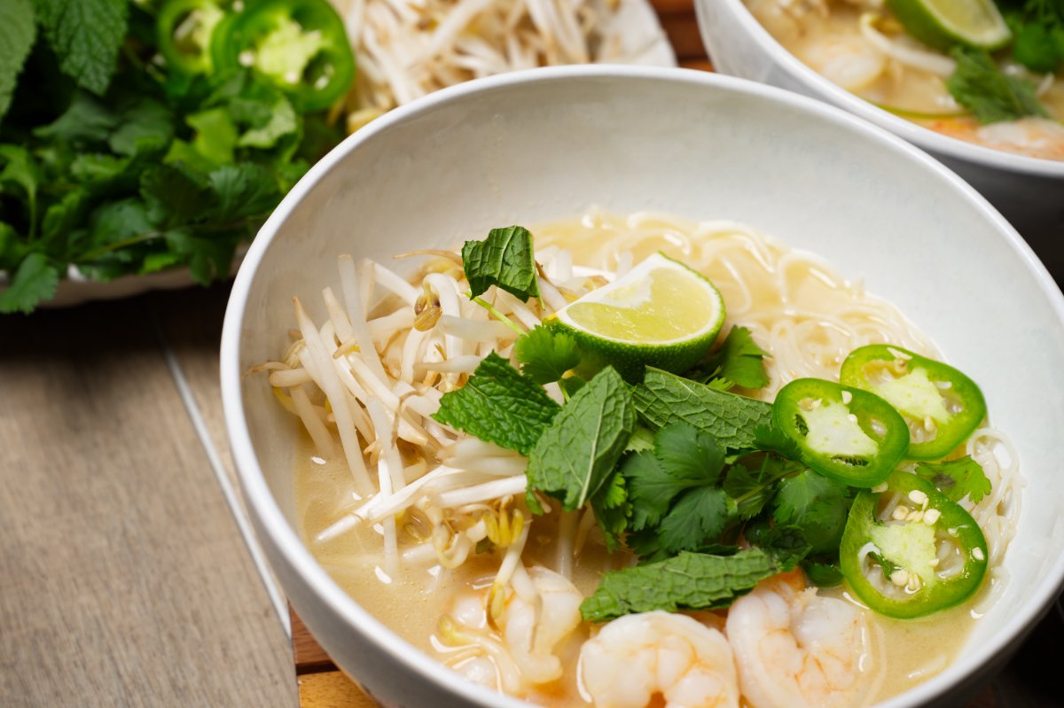 Lemongrass Shrimp Noodle Soup