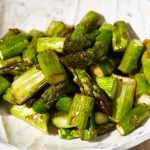 recipe card pic of roasted asparagus