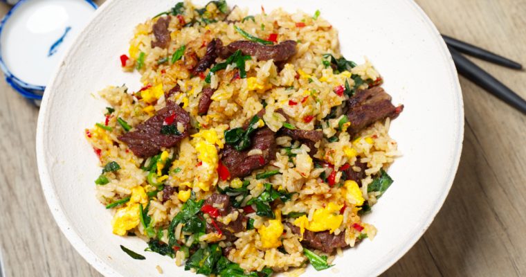 Caramelized Beef Fried Rice