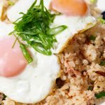 recipe card photo tarako fried rice