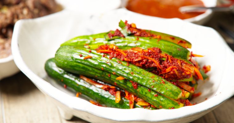 Stuffed Cucumber Kimchi