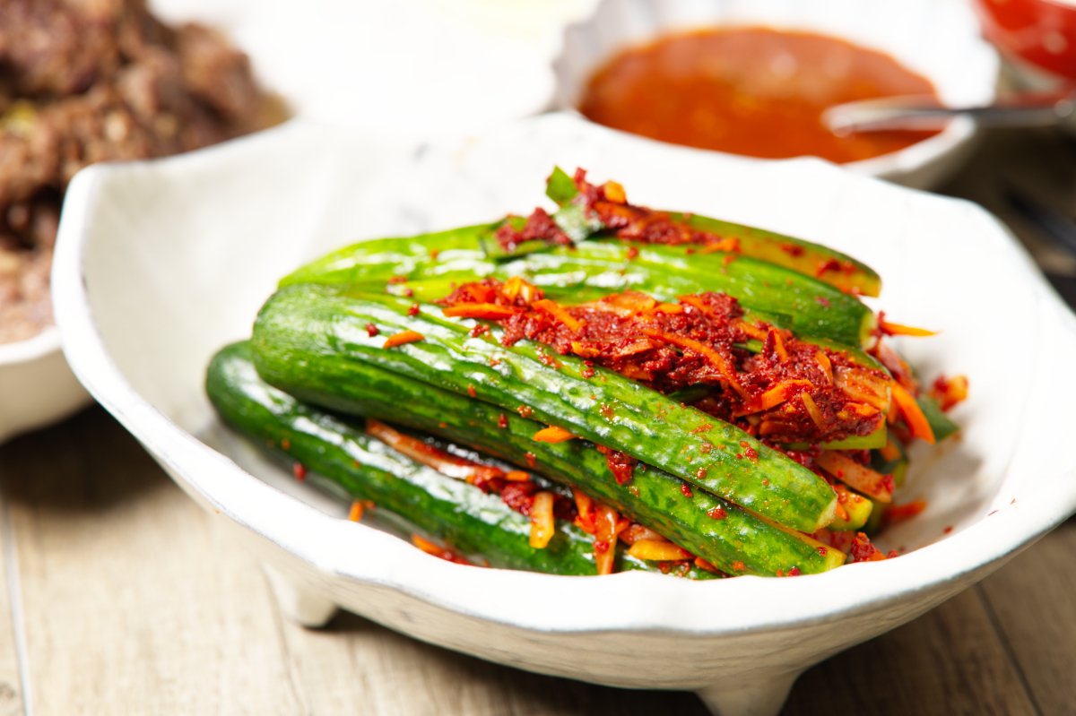 Stuffed Cucumber Kimchi
