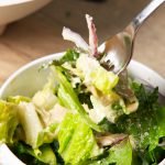 recipe card photo for kale caesar salad